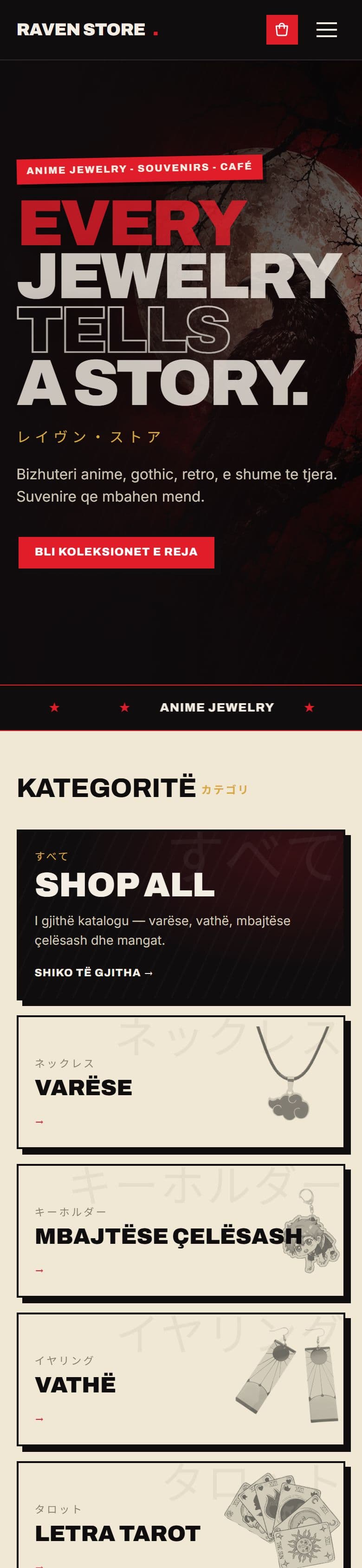 Raven Store në telefon